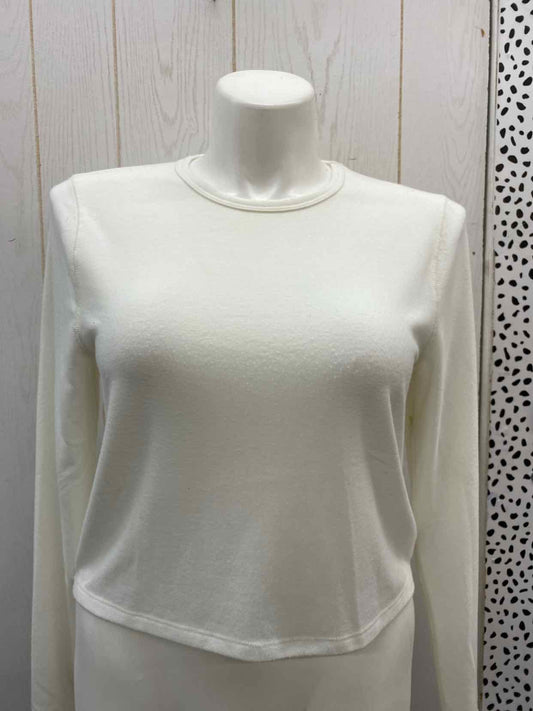 Abercrombie & Fitch White Womens Size XL Shirt