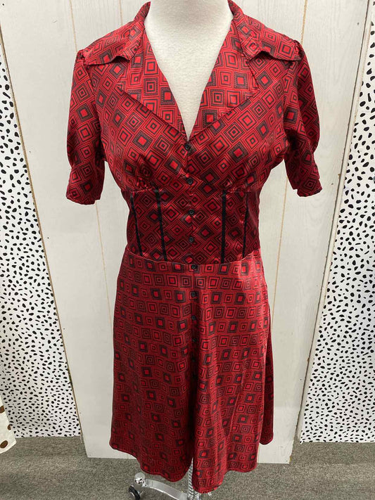 Maurices Red Womens Size 7/8 Dress