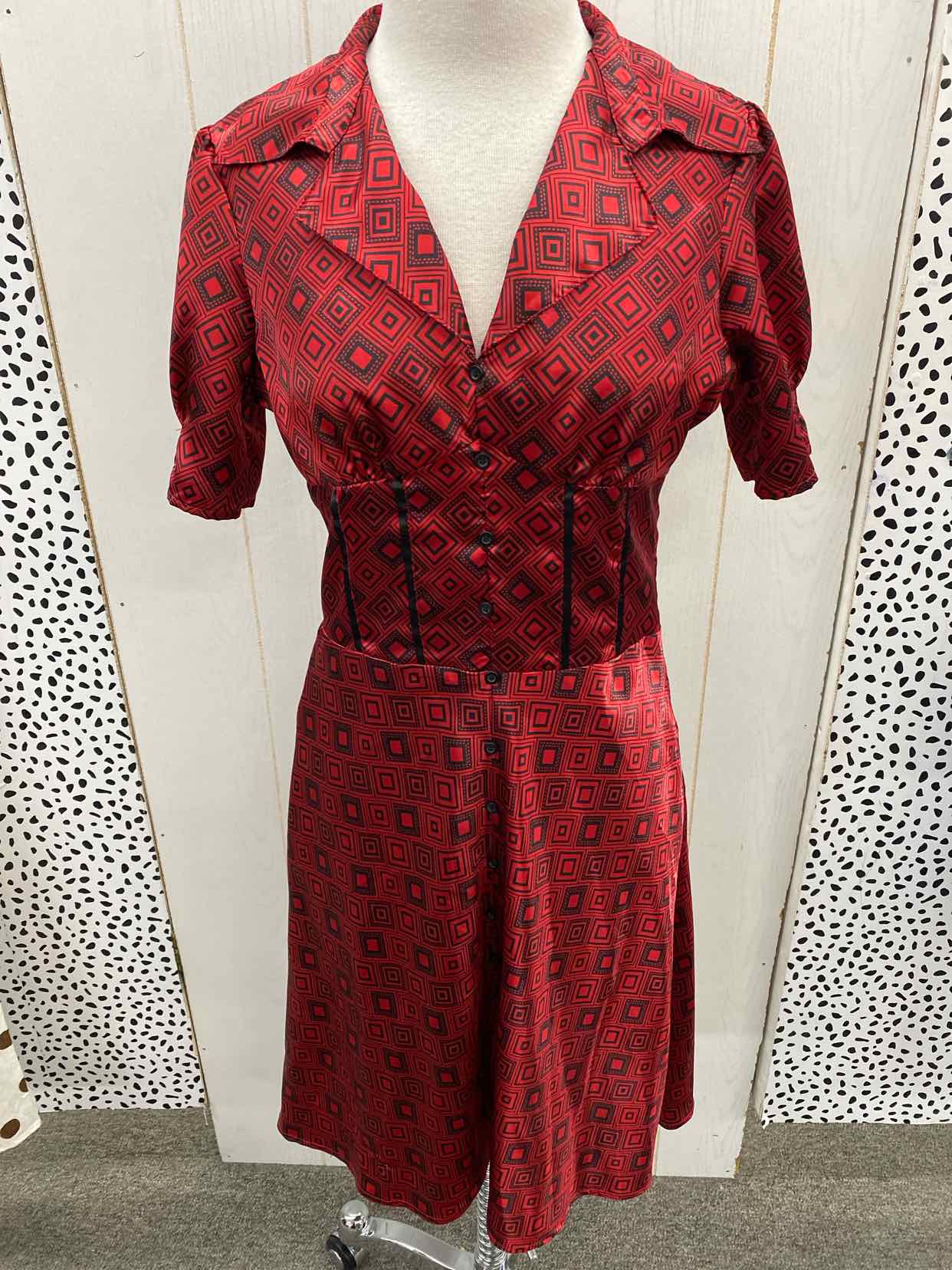 Maurices Red Womens Size 7/8 Dress