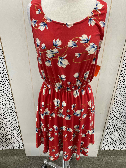 Red Womens Size 10/12 Dress