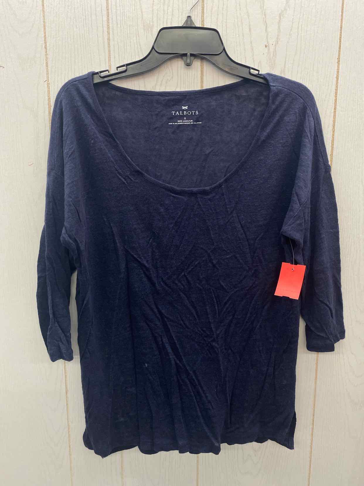 Talbots Navy Womens Size Small Shirt