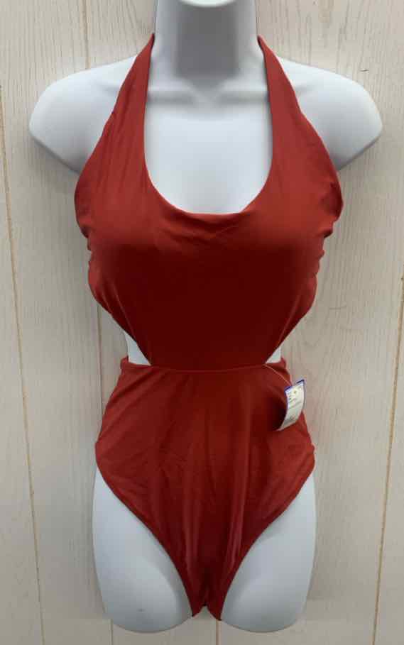 AERIE Orange Womens Size M Swimsuit