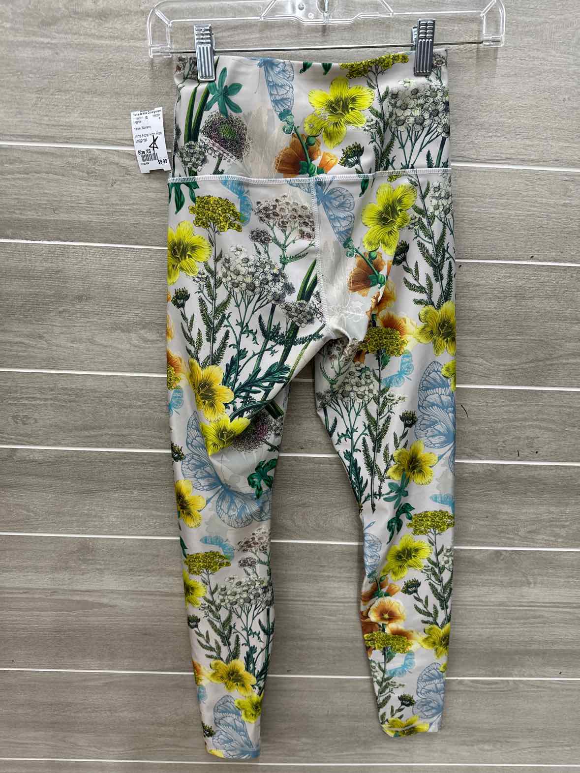 Yellow Womens Size XS Leggings