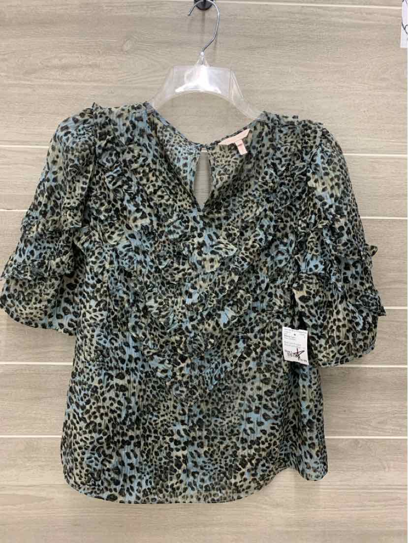 Rebecca Taylor Olive Womens Size L Shirt