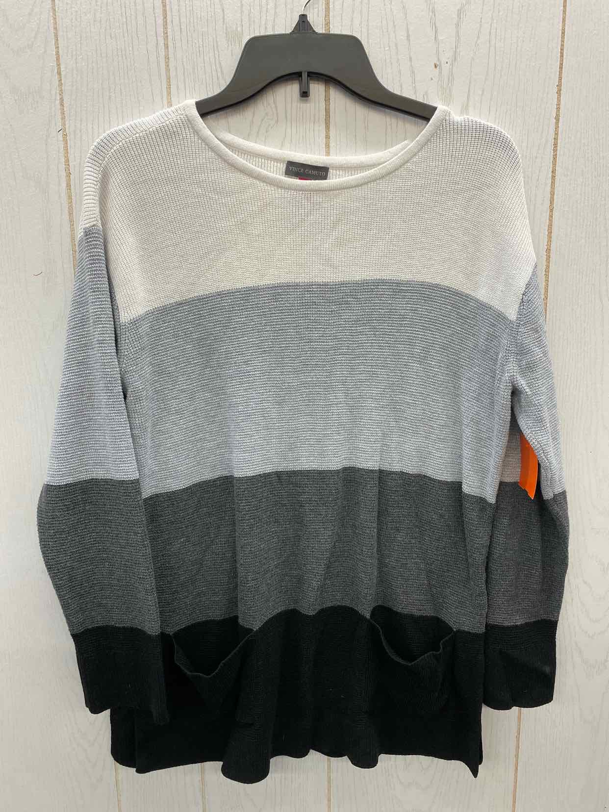 Vince Camuto Gray Womens Size M Sweater