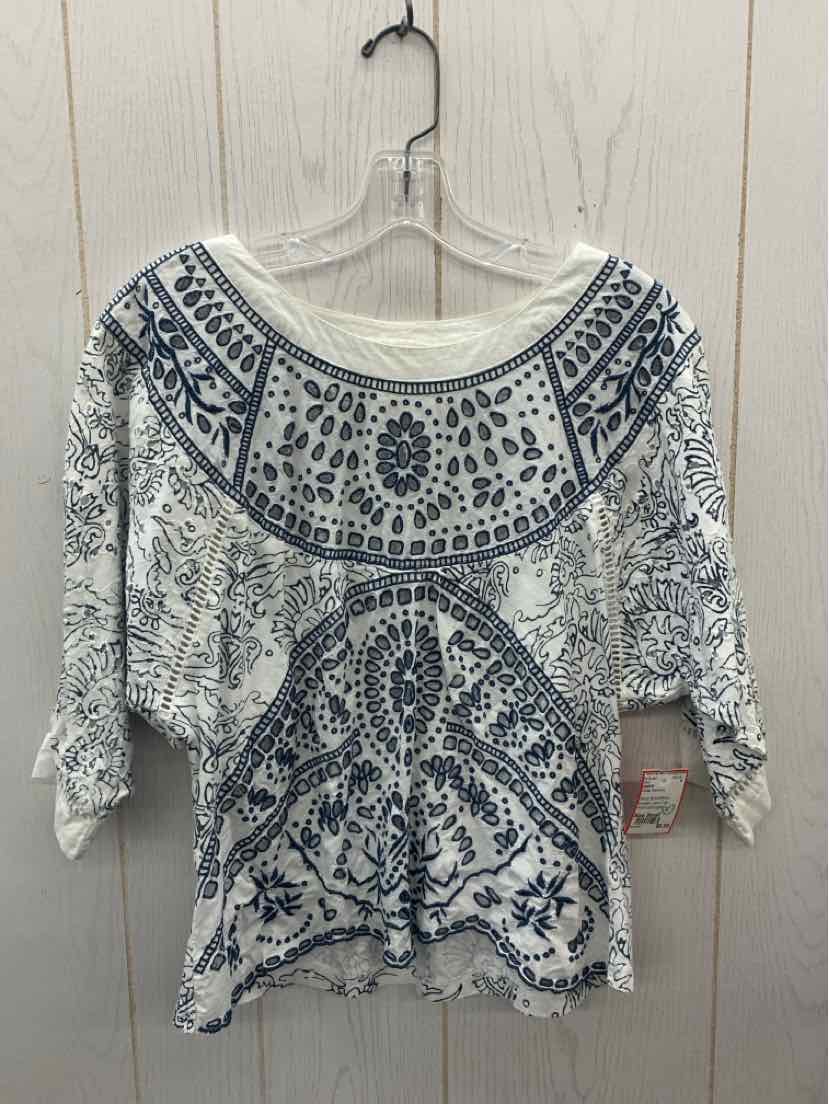 MAEVE White Womens Size Small Shirt