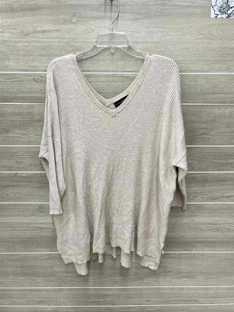 Lane Bryant Size 18/20W Tan Plus Sweater