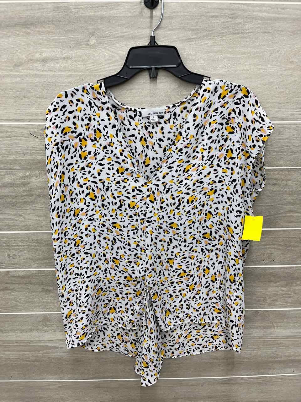 Allison Joy Size S Yellow Womens Shirt