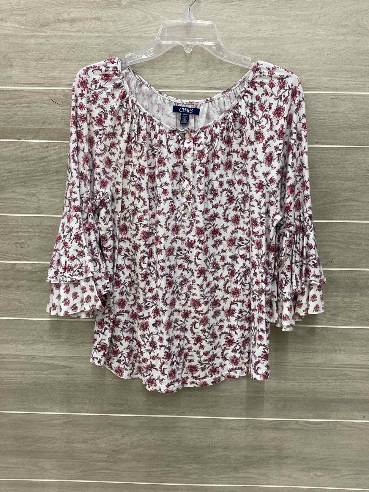 Chaps White Womens Size Small Shirt