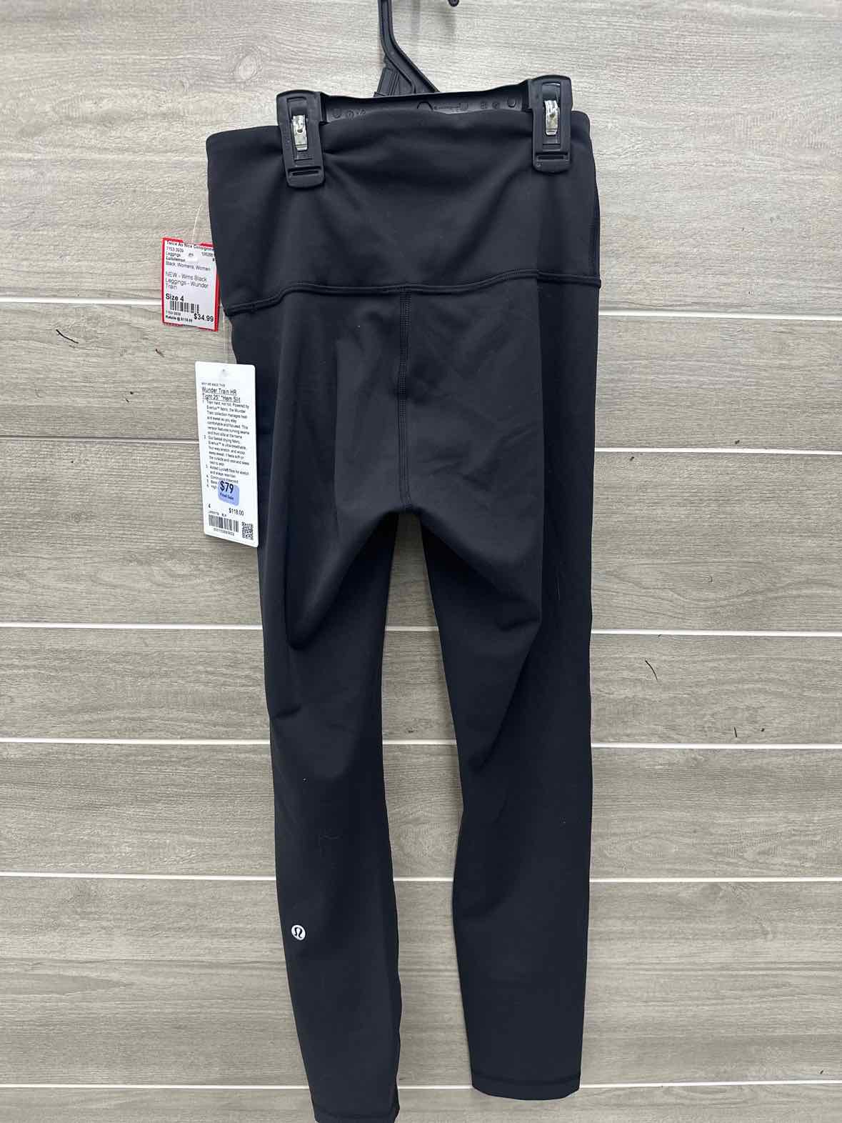 Lululemon Size 4 Black Womens Leggings