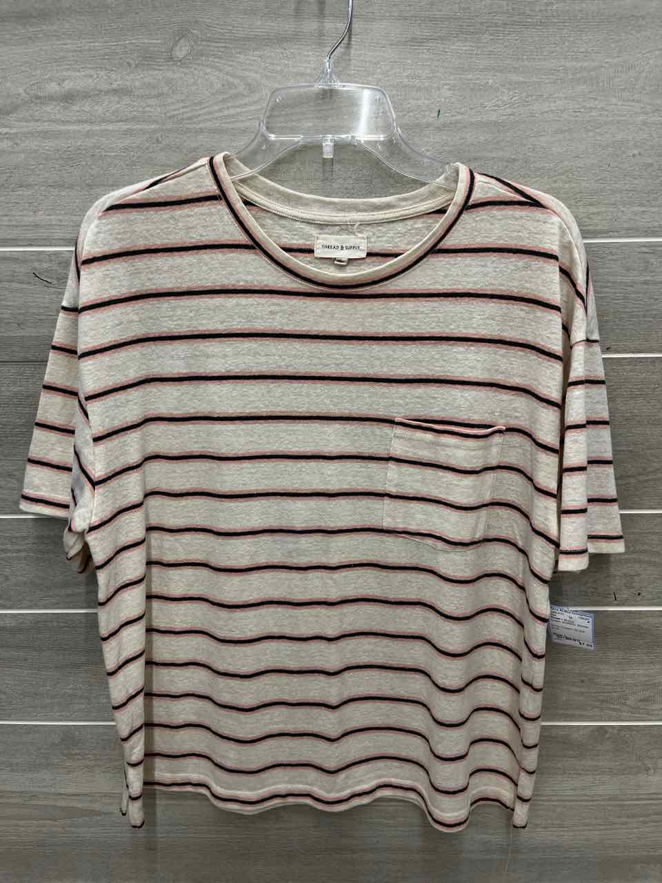 Thread + Supply Size L Cream Womens Shirt