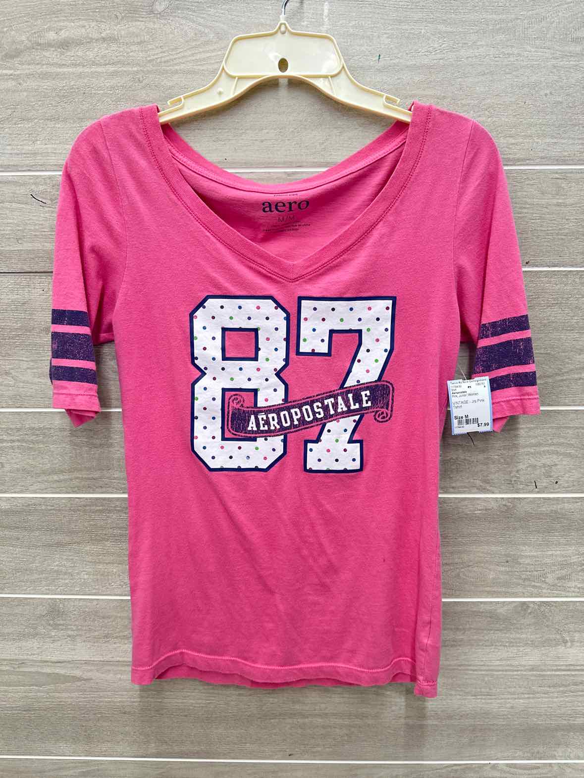 Aeropostale Size M Pink Junior Shirt