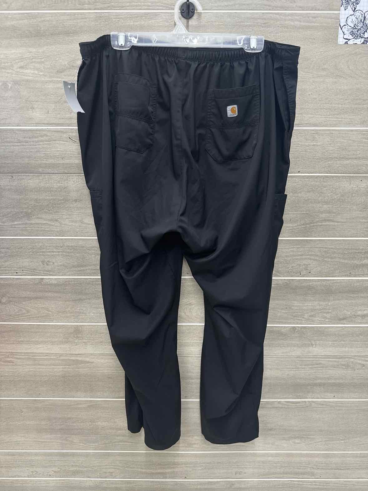 Carhartt Size 2X/P Black Womens Scrub Pants