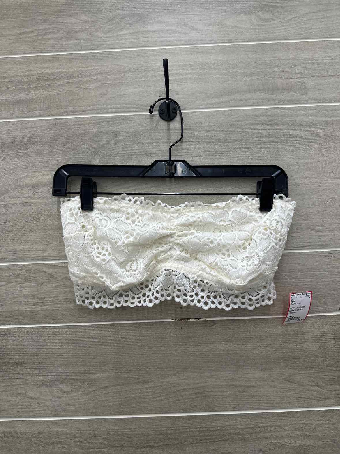 AERIE Cream Junior Size L Bra