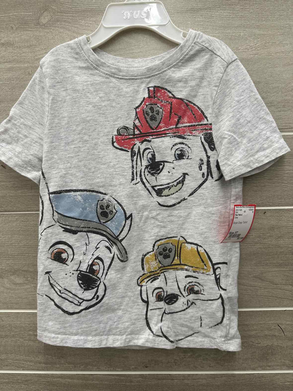 Paw Patrol Boys Size 5T Shirt