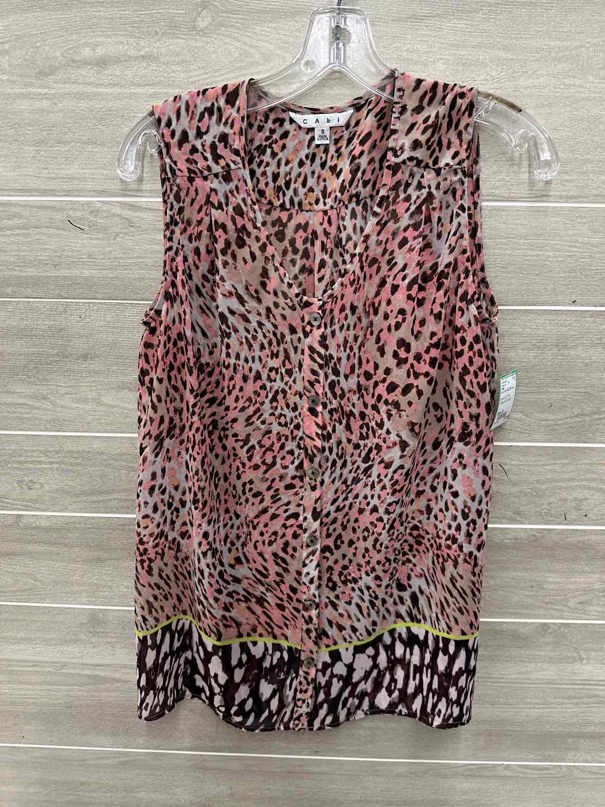 CABi Size S Pink Womens Tank Top
