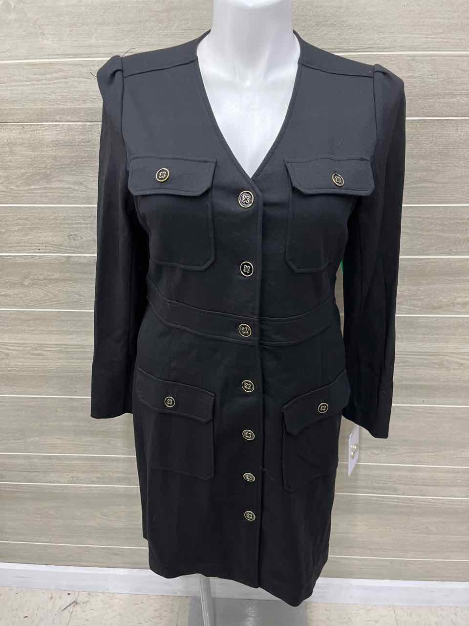 Nanette Lepore Size 14 Black Womens Dress