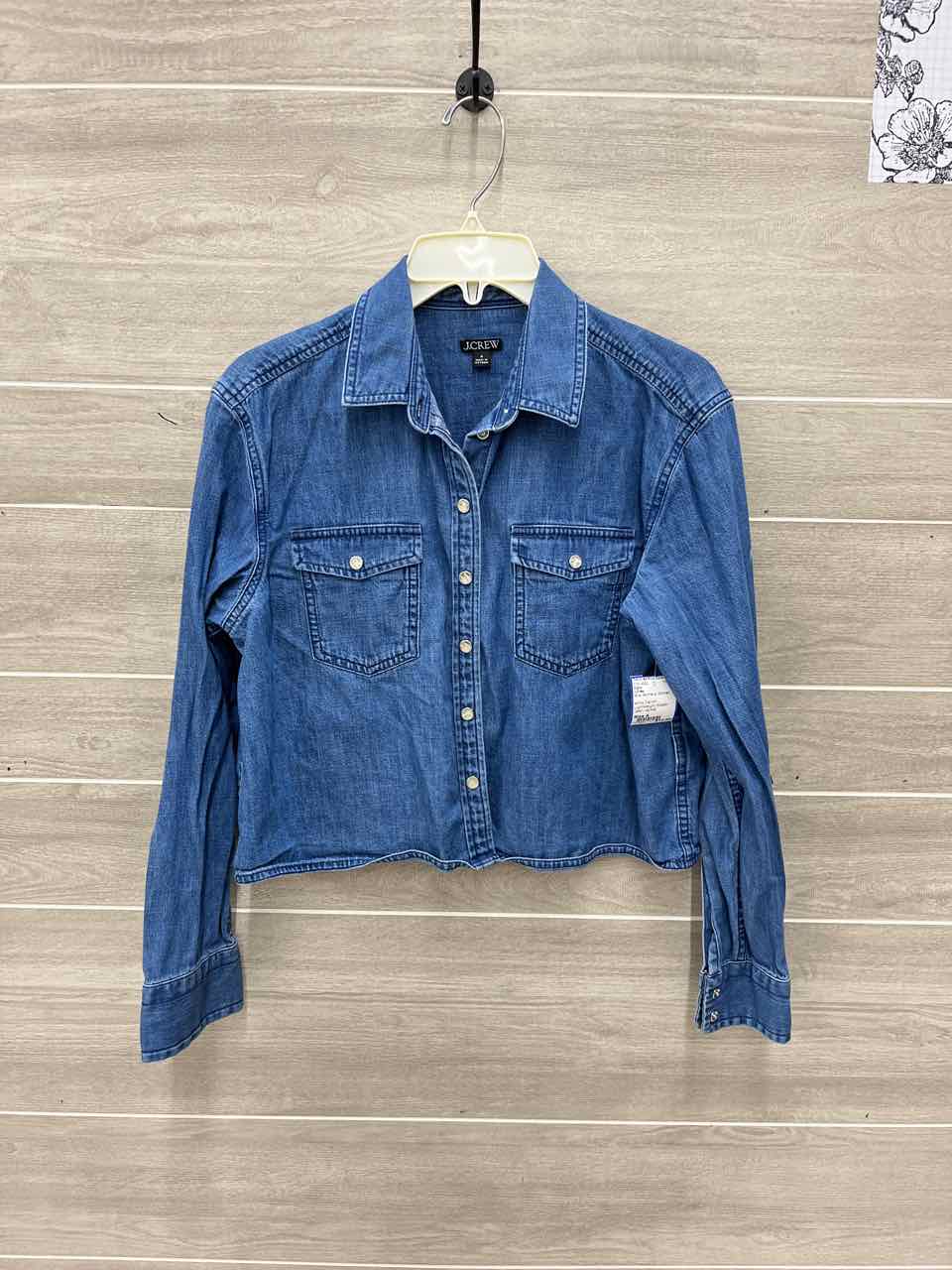 J Crew Size 4 Blue Womens Blazer