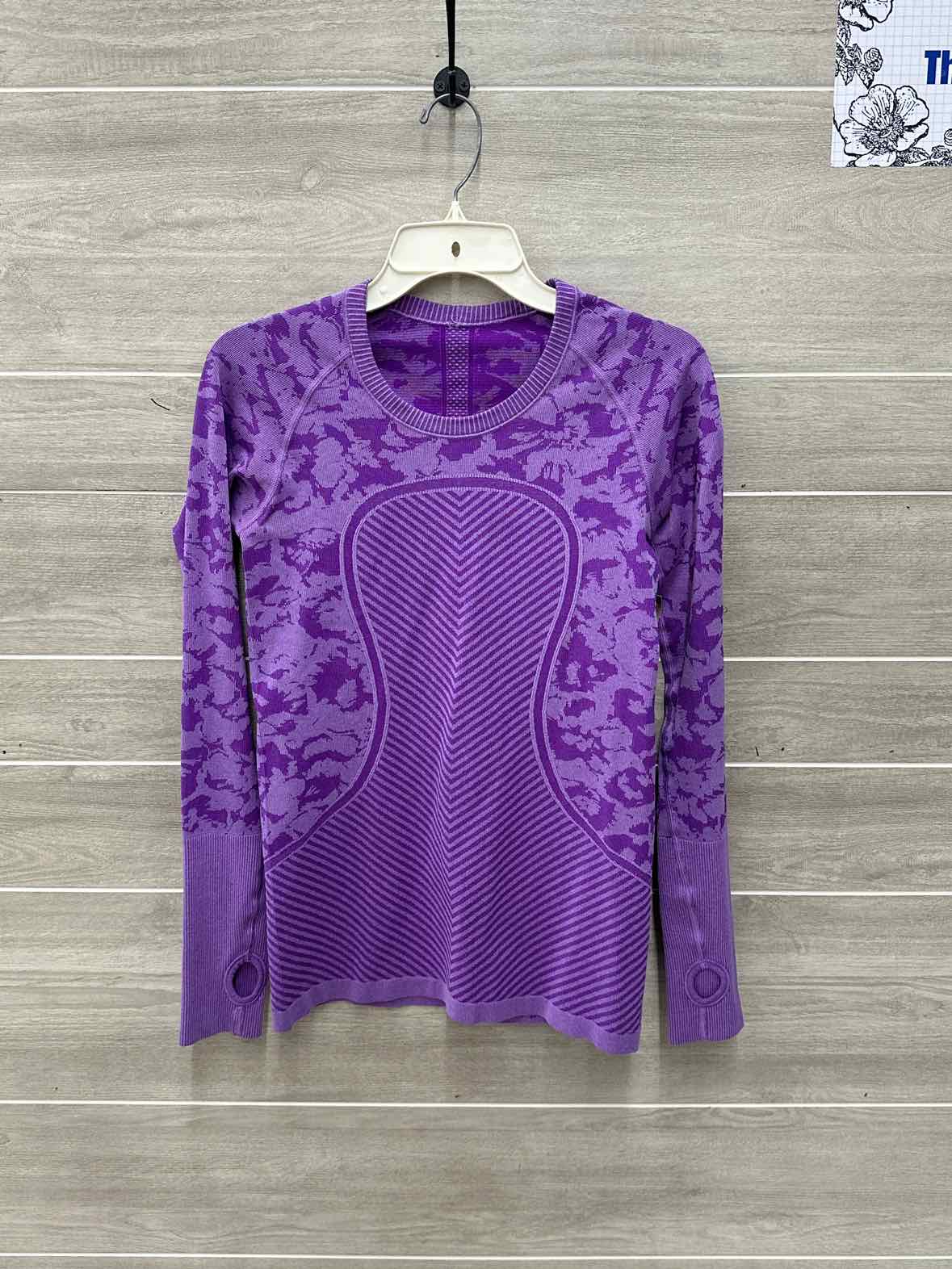 Lululemon Size 6 Purple Womens Shirt
