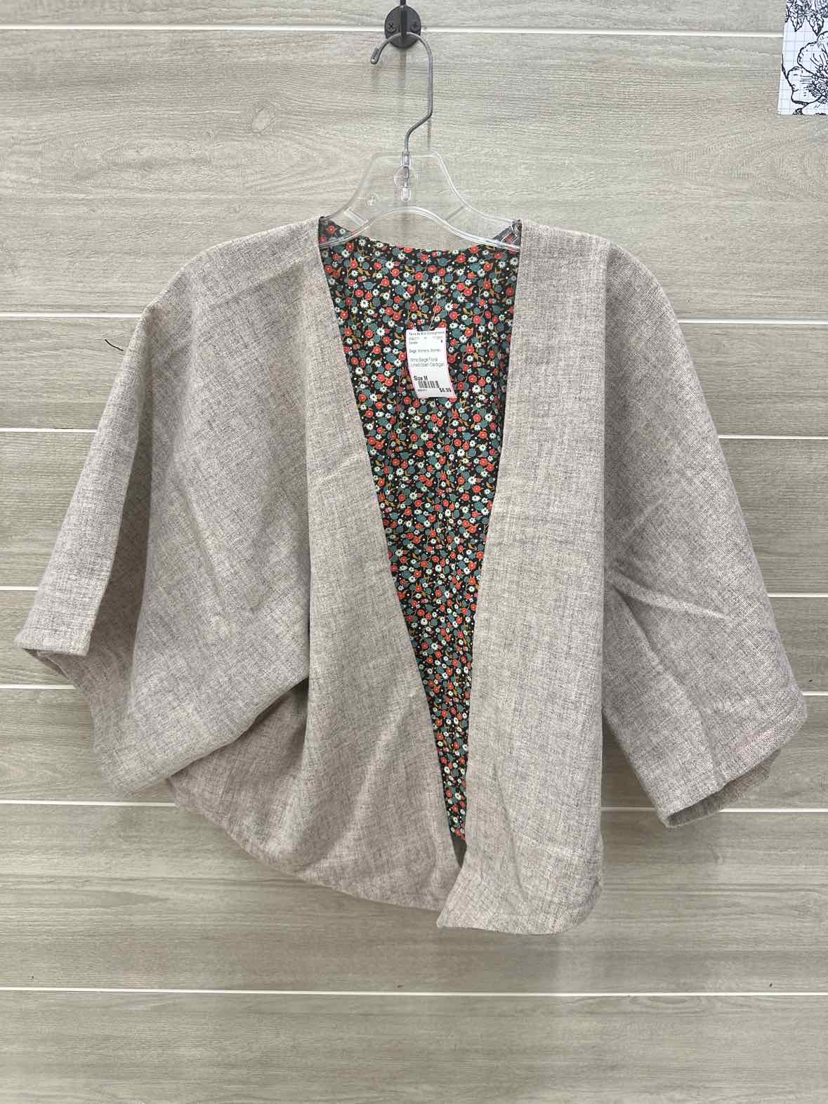 Size M Beige Womens Sweater