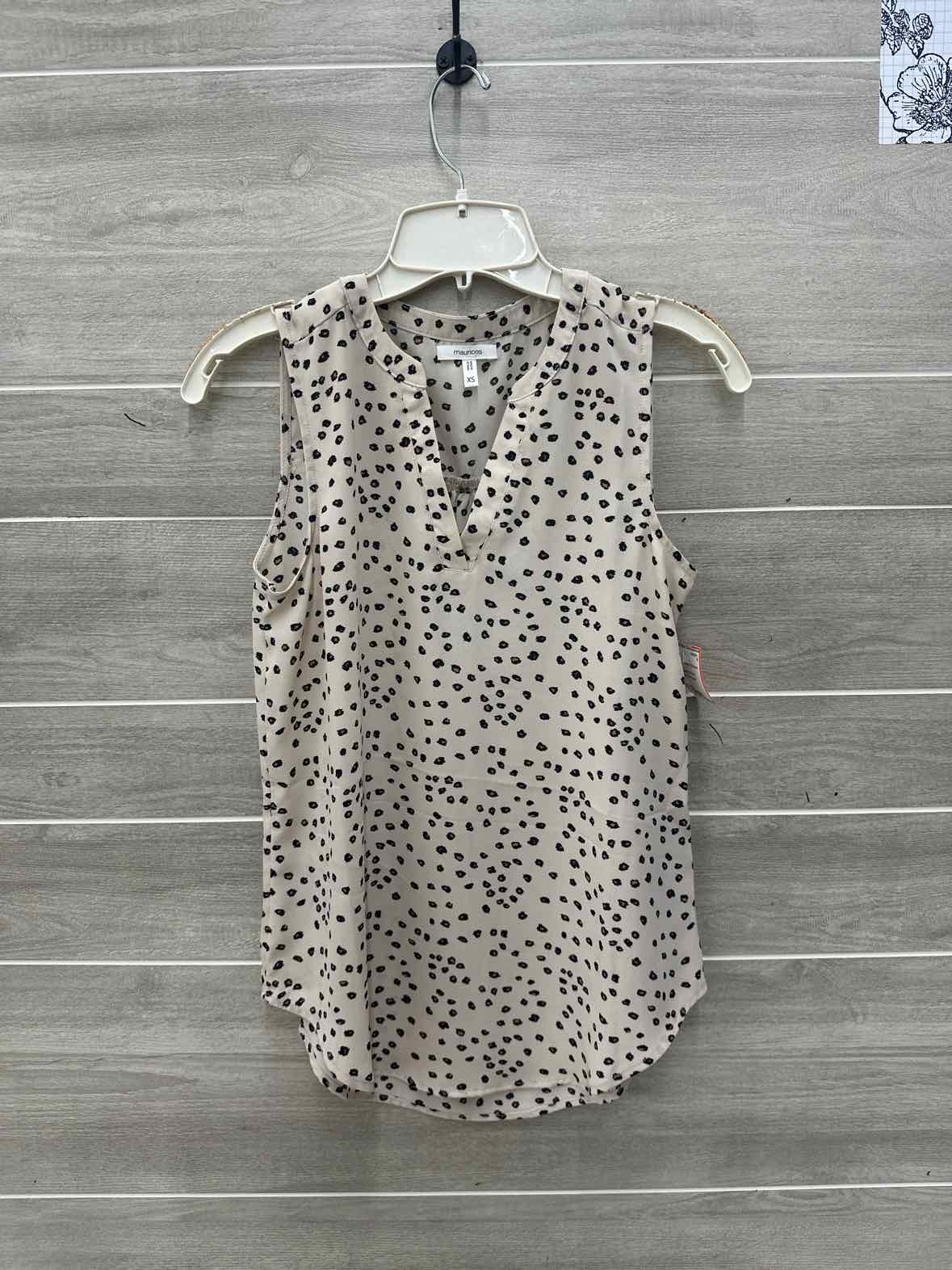 Maurices Cream Womens Women Size XS Tank Top