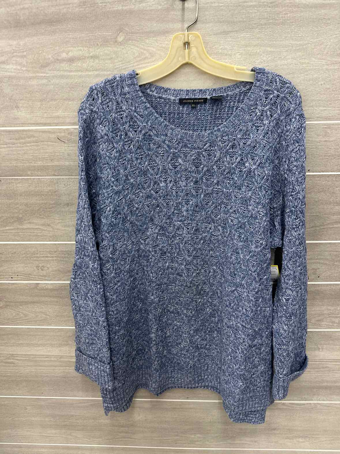 Jeanne Pierre Size XL Blue Womens Sweater