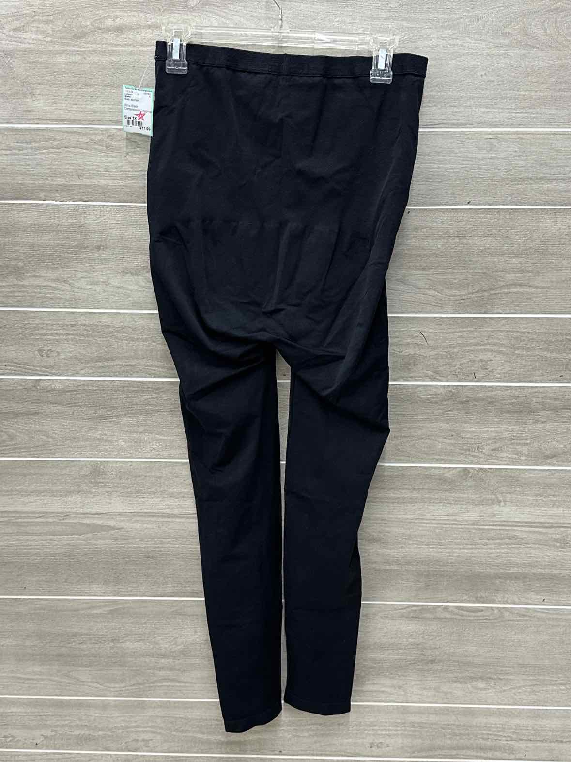 Spanx Black Womens Size 1X Leggings