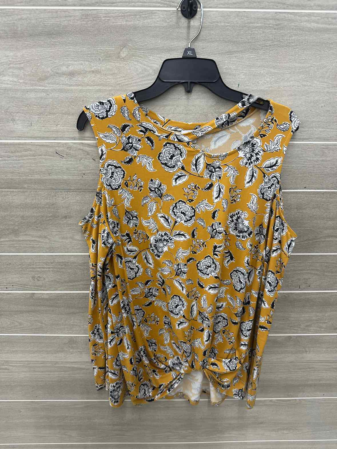 White Birch Size L Yellow Womens Shirt