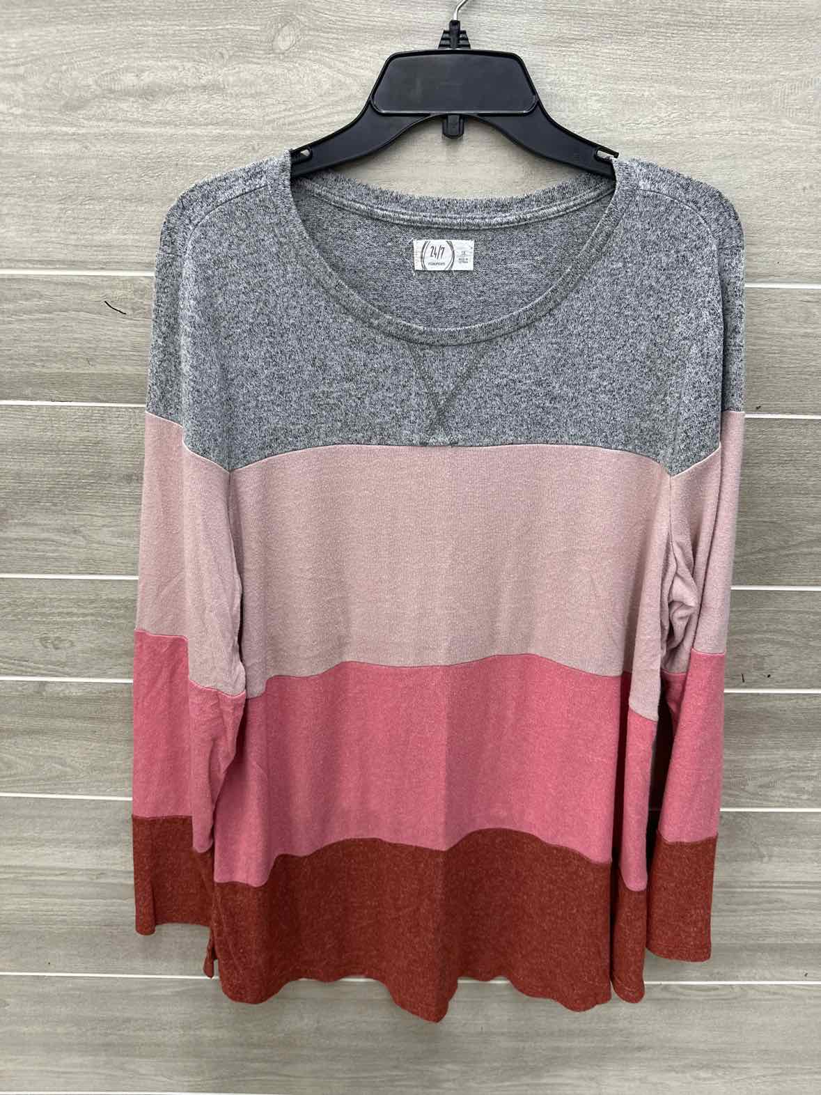 Maurices Gray Womens Women Size 1X Shirt