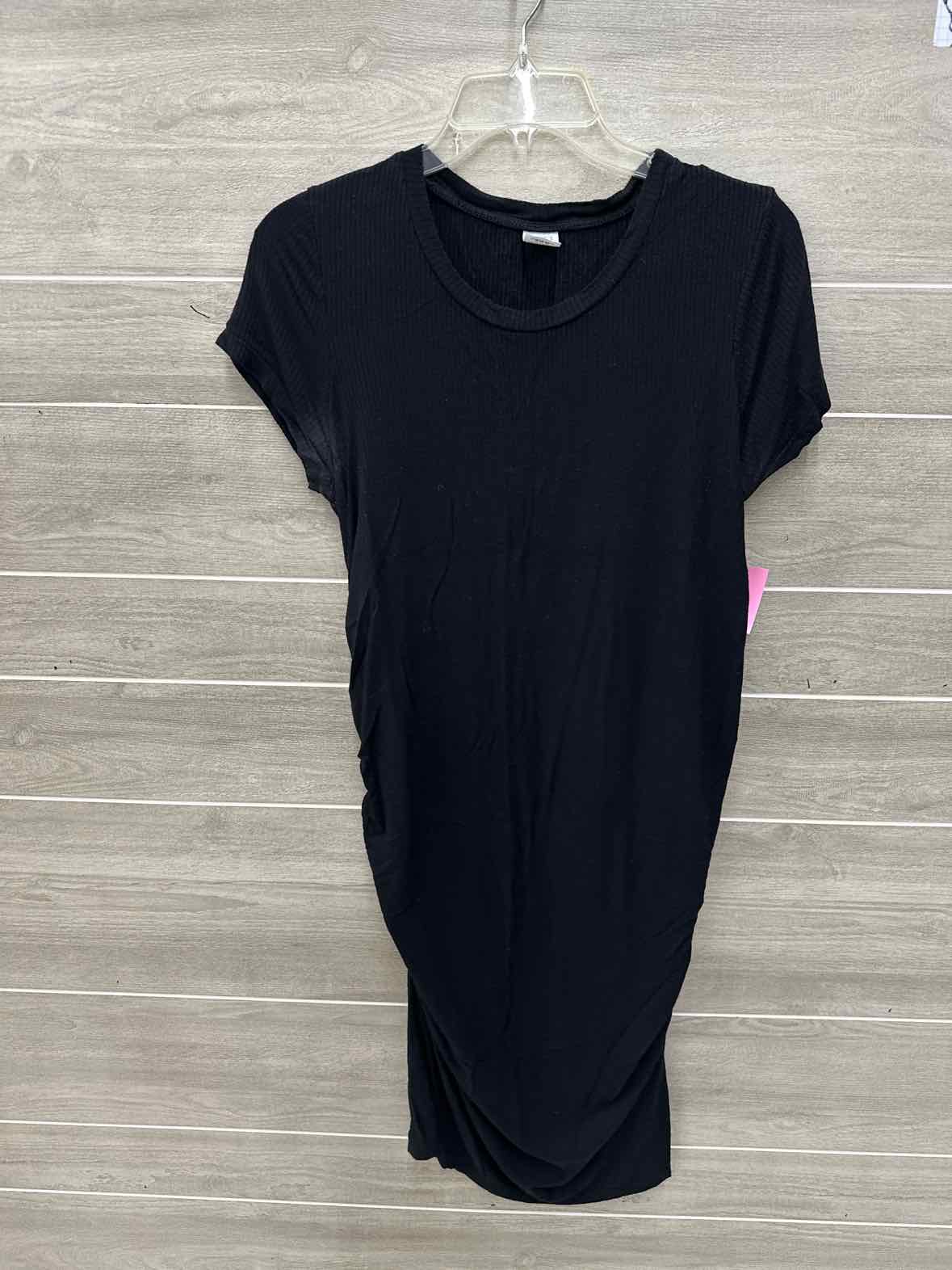 Time & Tru Size S Black Maternity Dress