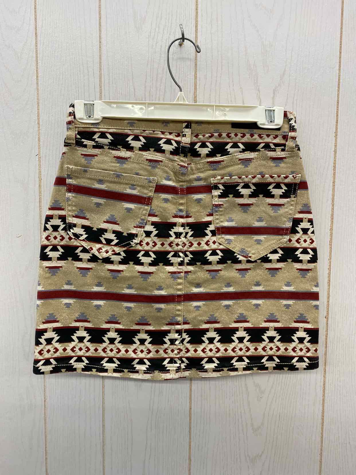 Rock & Roll Denim Tan Womens Size 0/2 Skirt