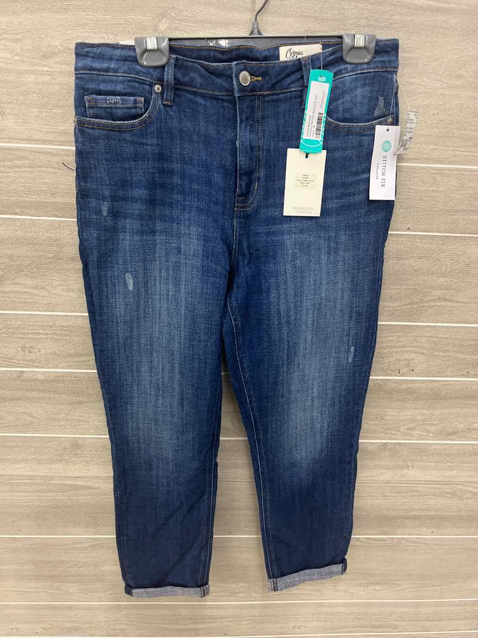 Cosmic Blue Love Blue Womens Women Size 12/14 Jeans