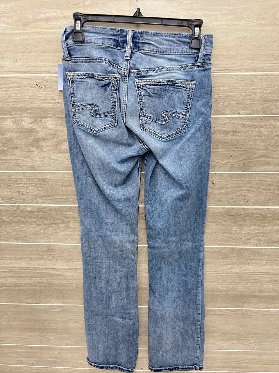 Silver Size 2 Blue Womens Jeans
