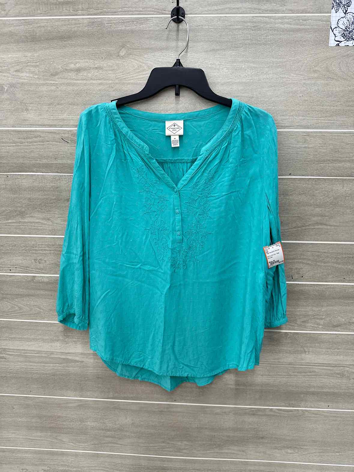 SJB Teal Womens Women Size M Shirt