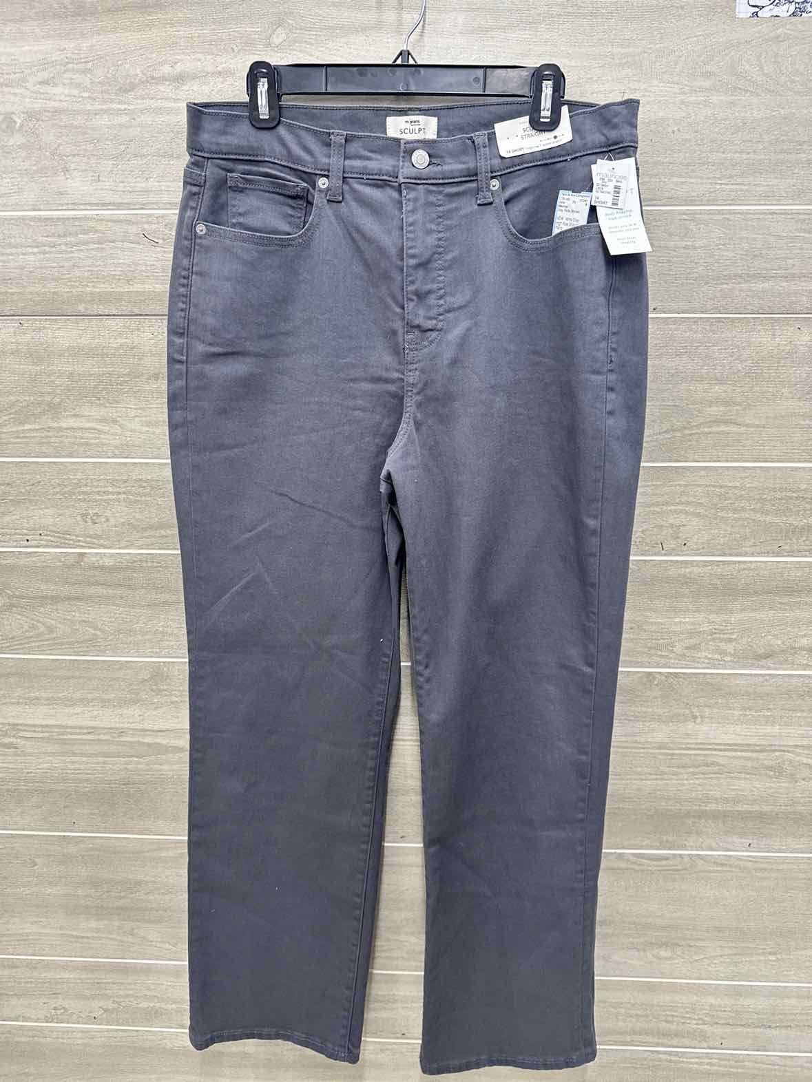 Maurices Size 14 Short Gray Petite Pants