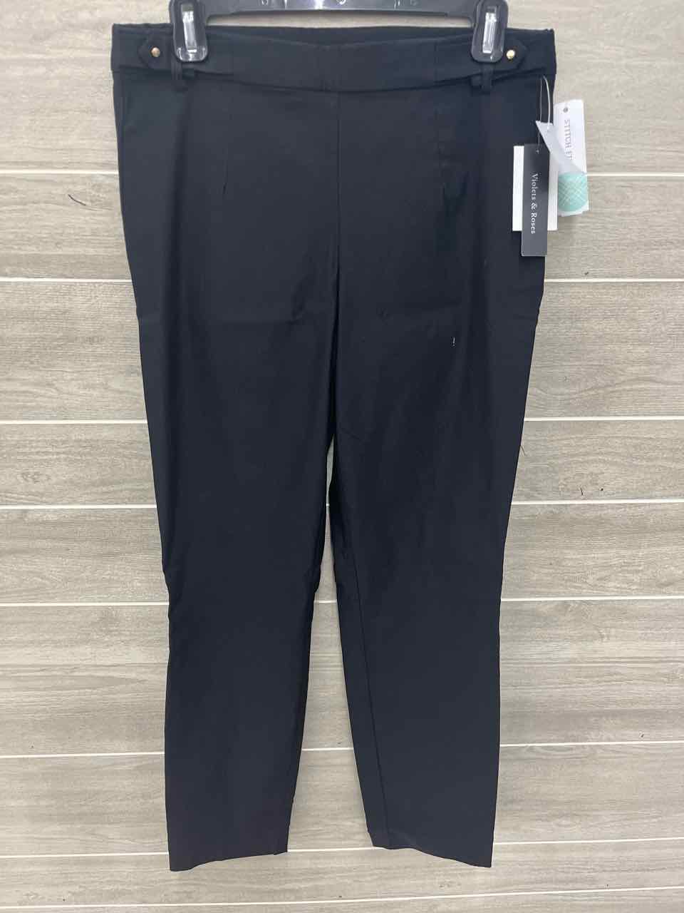 Black Womens Women Size 10/12 Pants