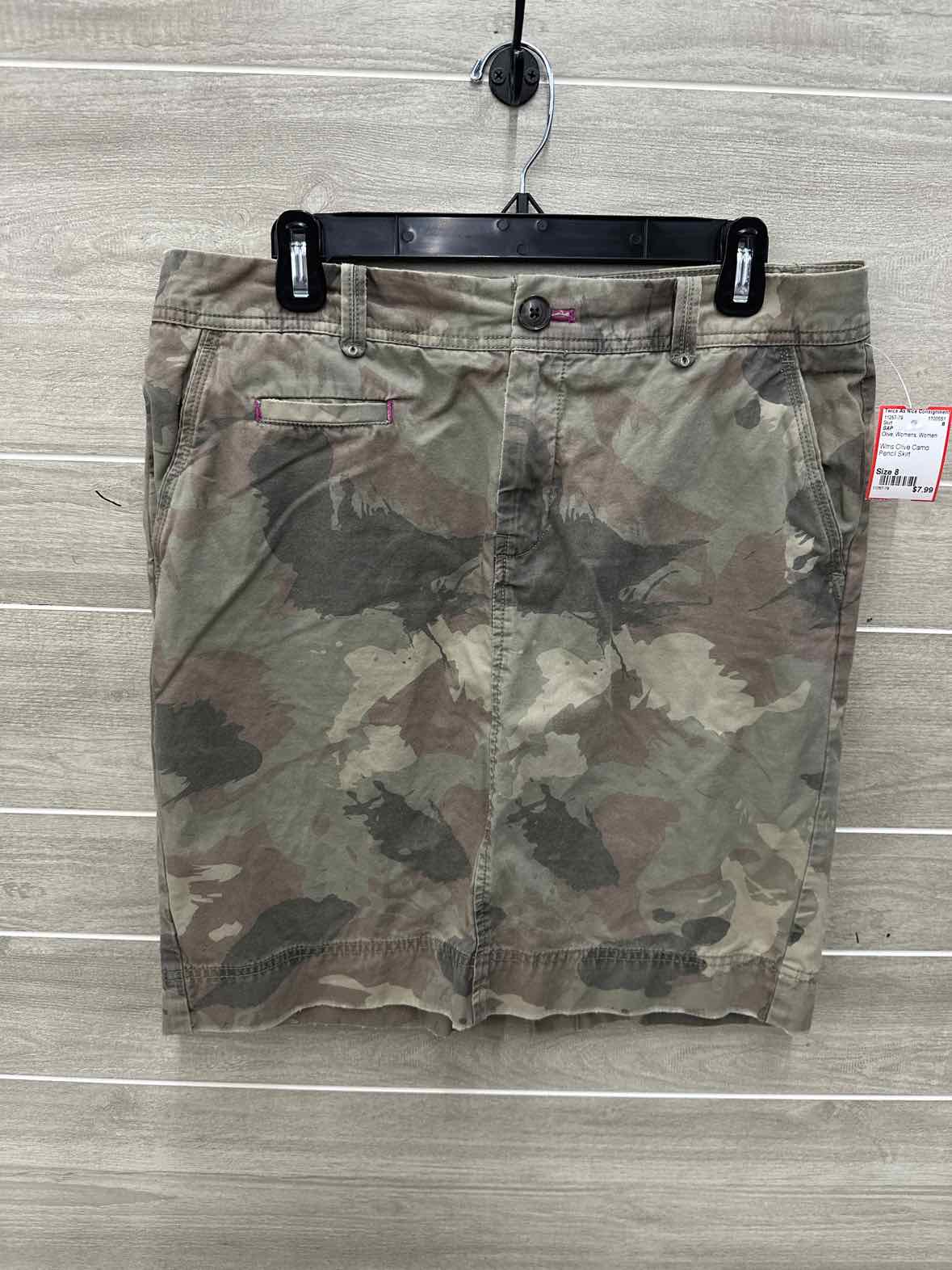 GAP Olive Womens Women Size 8 Skirt