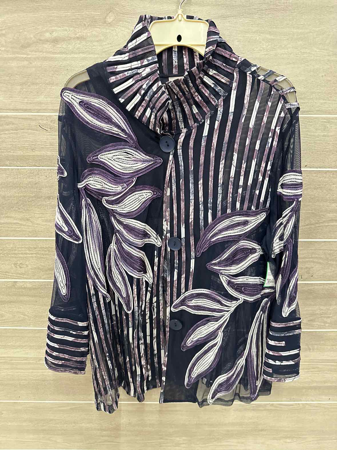 Chico's Size 16/18 Navy Womens Blazer