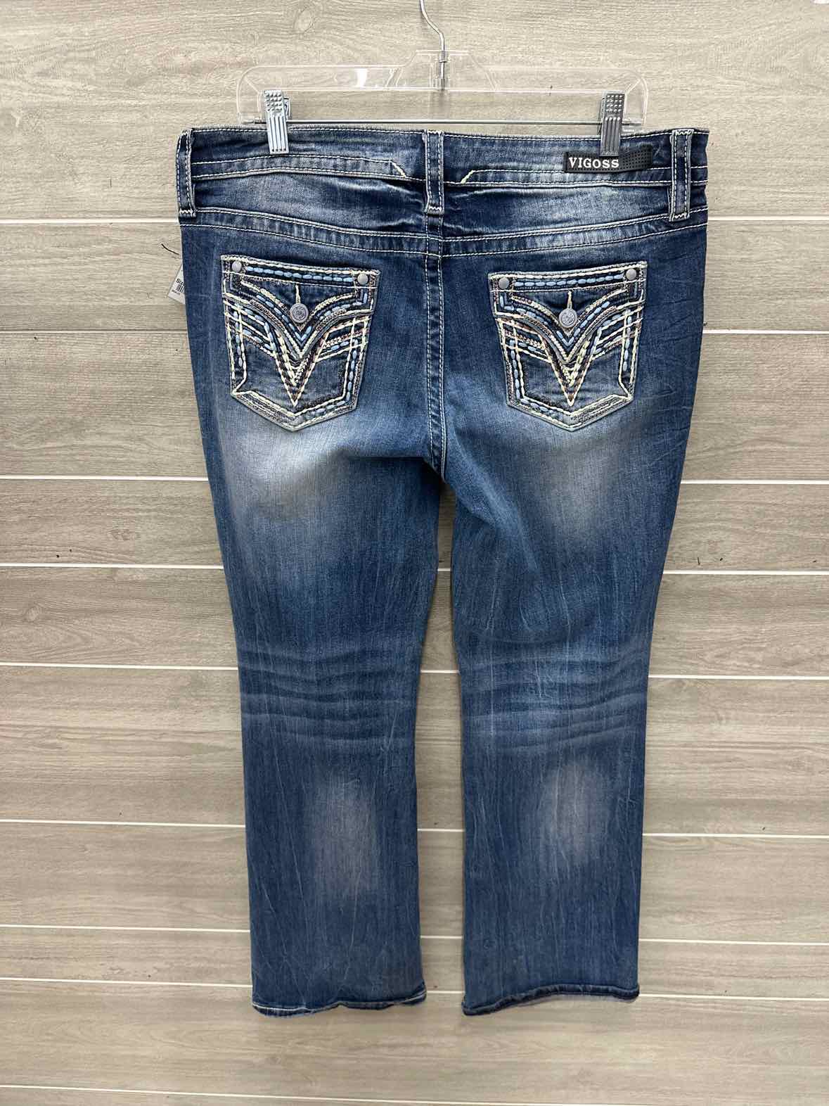 Vigoss Size 14 Blue Womens Jeans