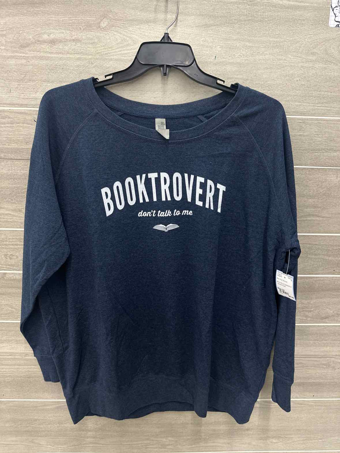 Size 2X Blue Plus Sweatshirt