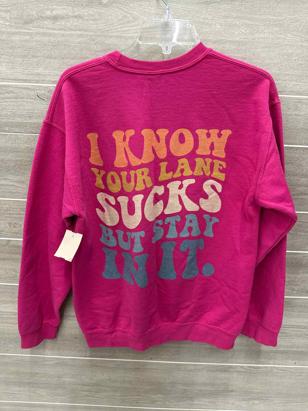 Size M Pink Womens Sweatshirt