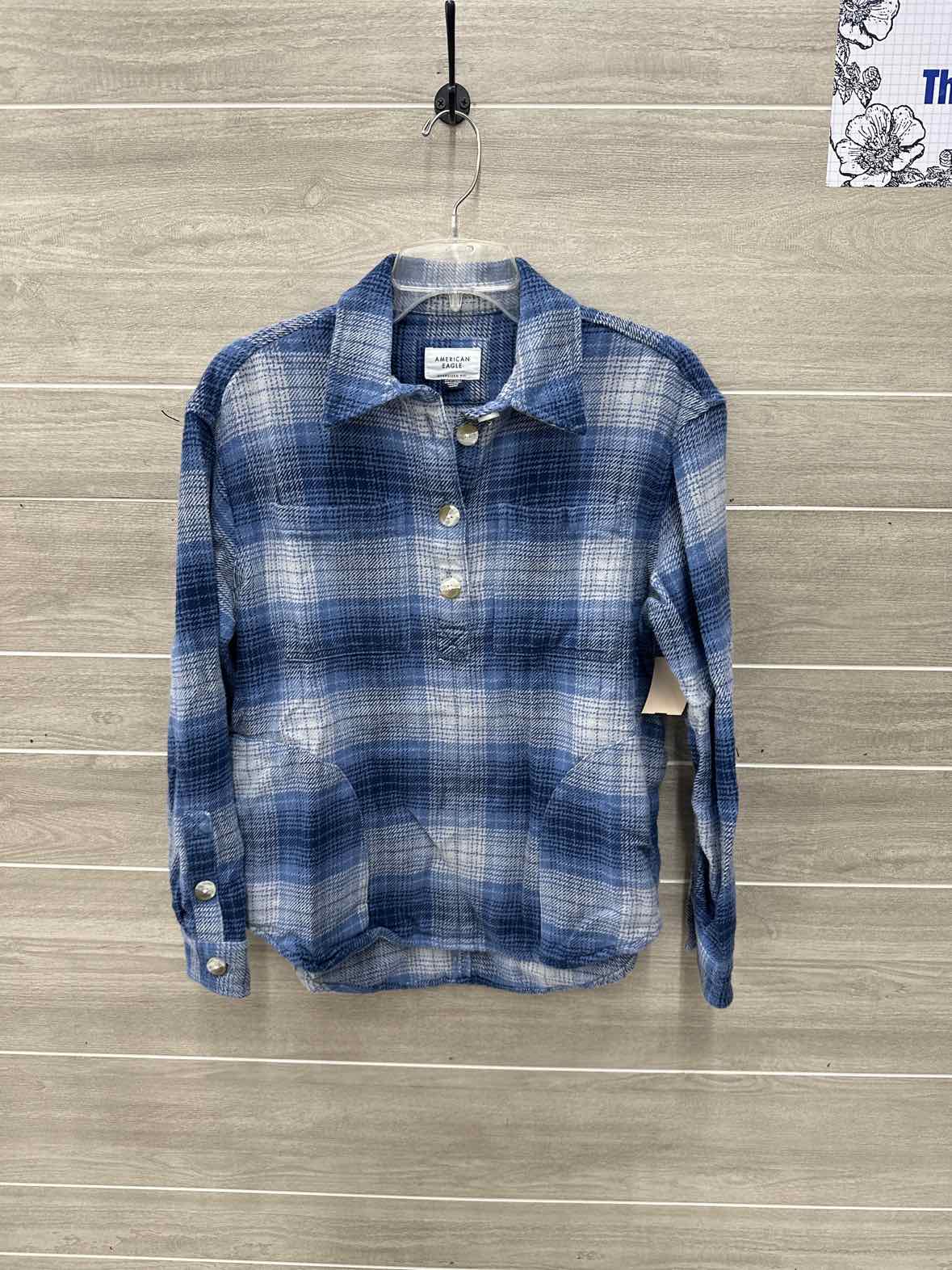 American Eagle Size XS Blue Womens Shirt