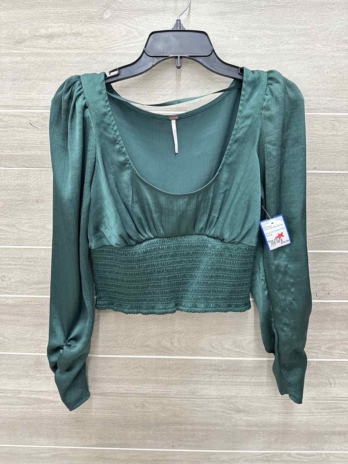 Free People Size XS Green Womens Shirt