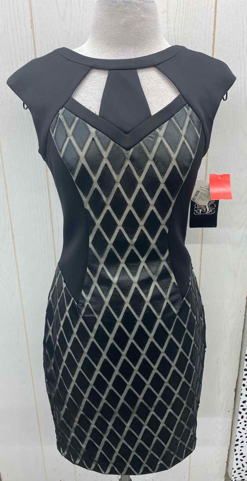 Jax Black Womens Size 4 Dress