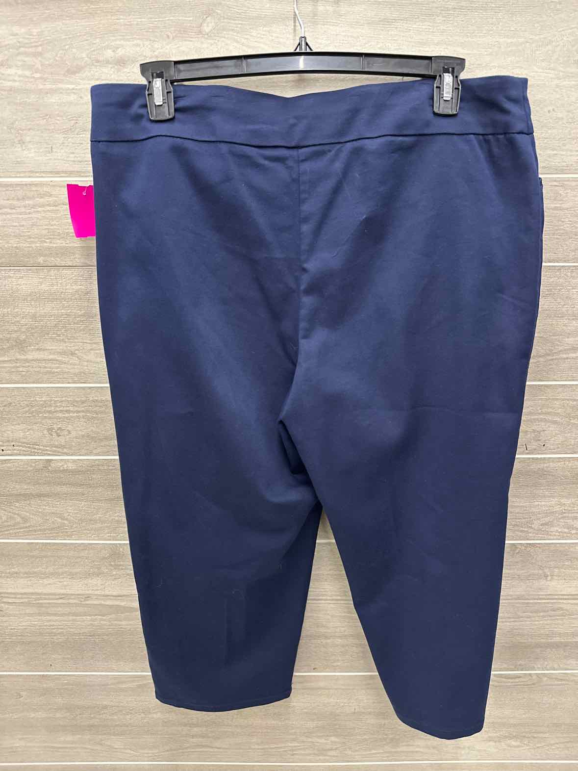 Croft & Barrow Size 18 Navy Plus Pants