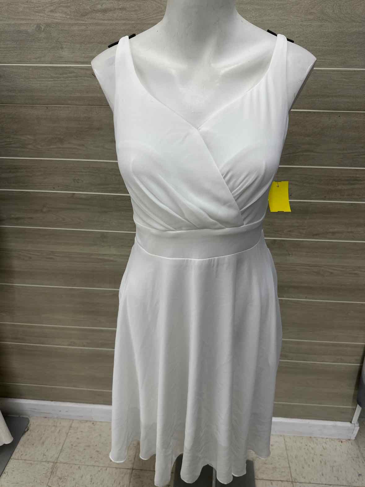 Size 6 White Womens Dress