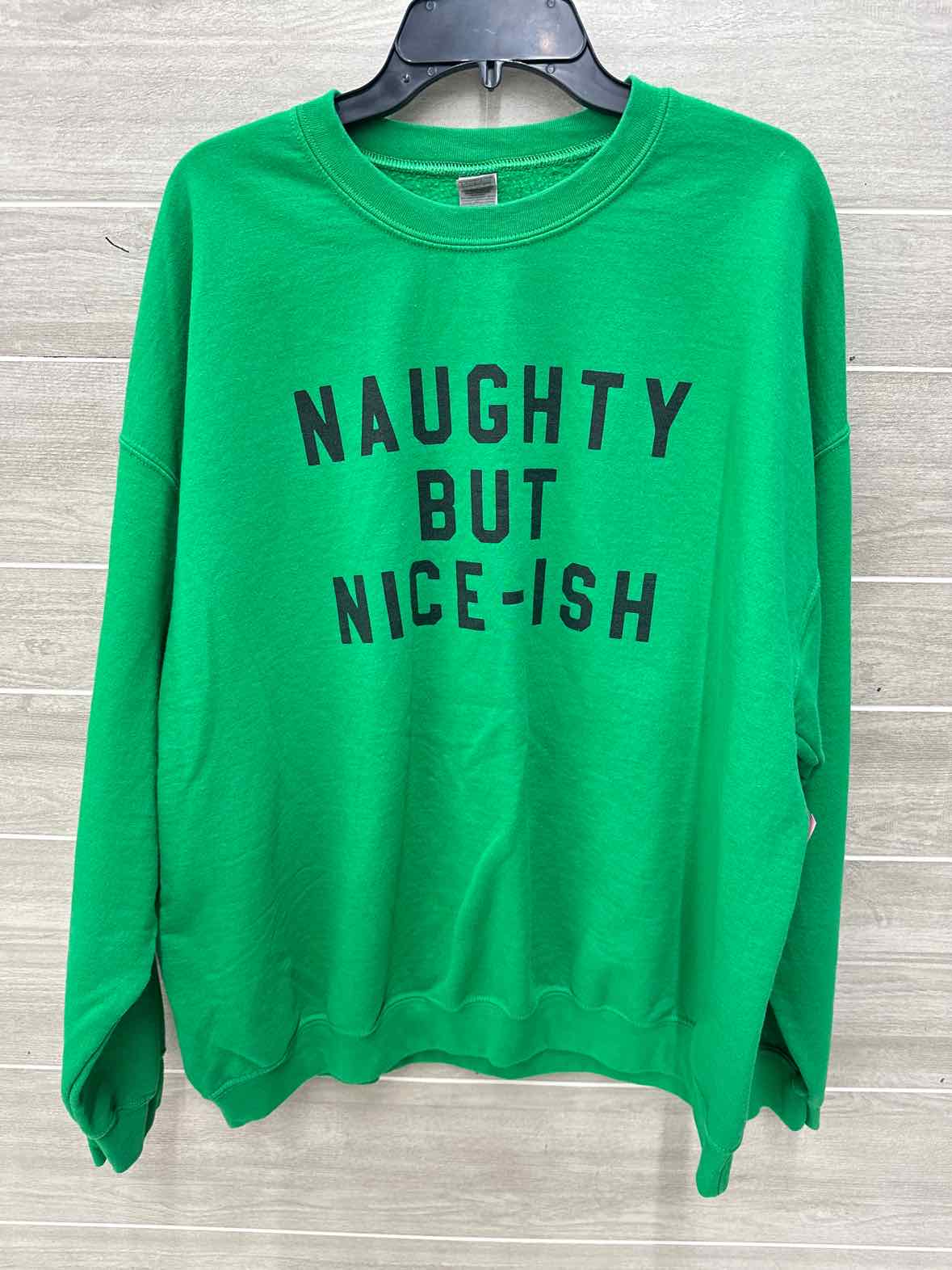 Size 2X Green Plus Sweatshirt
