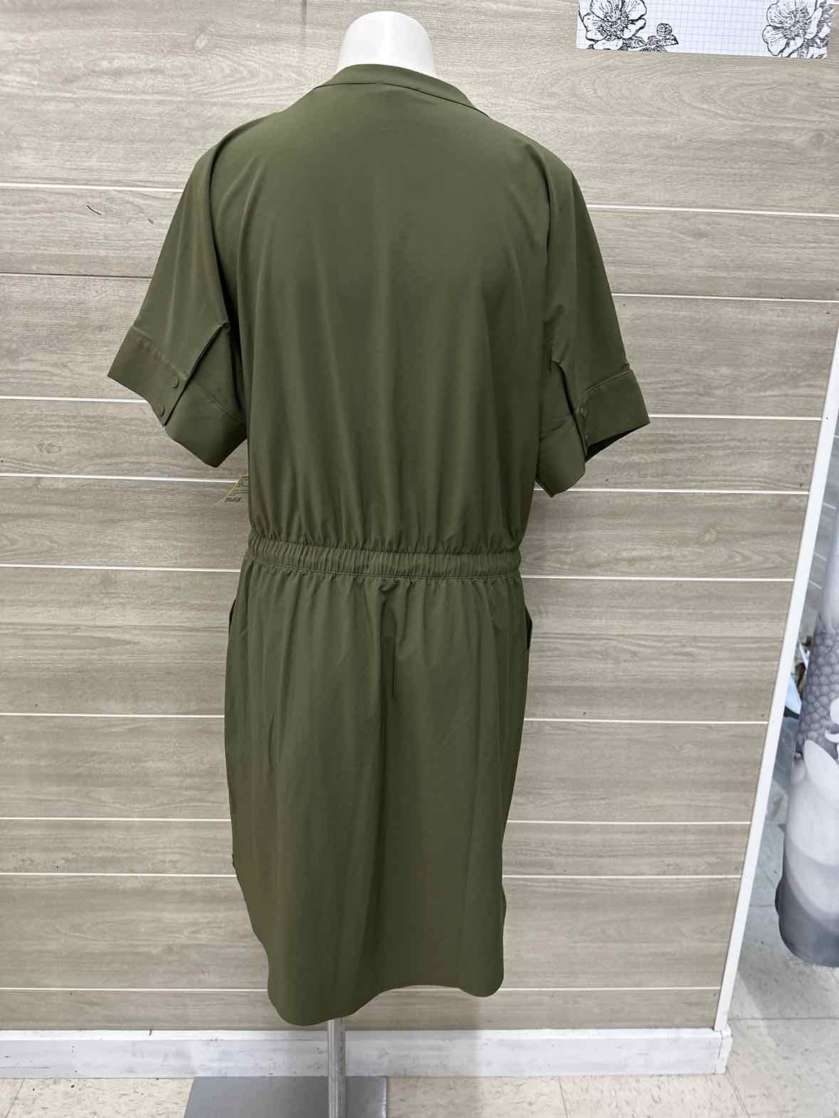 Talbots Size 10/12 Olive Womens Dress