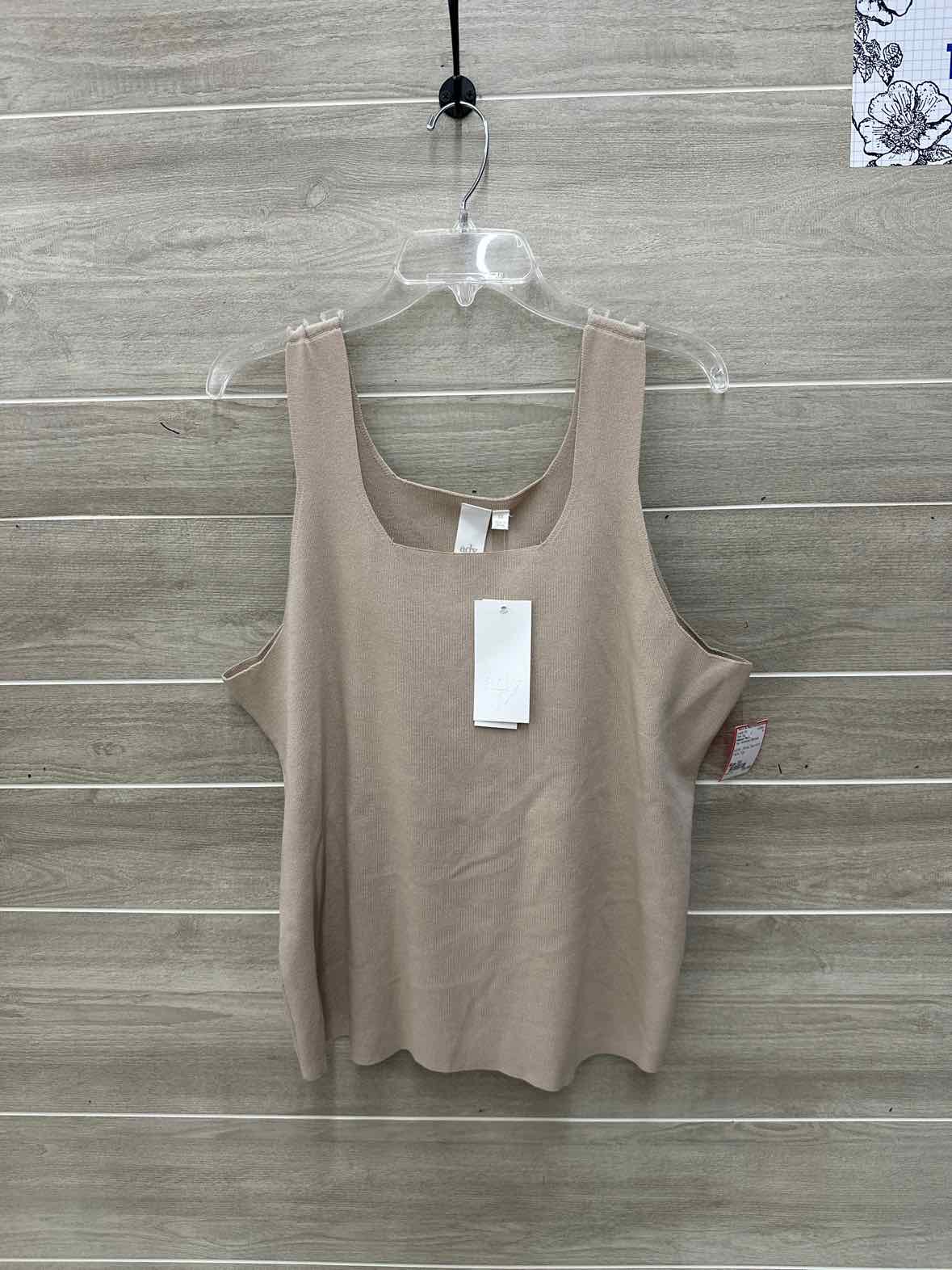 Adyson Parker Tan Womens Women Size 3X Tank Top