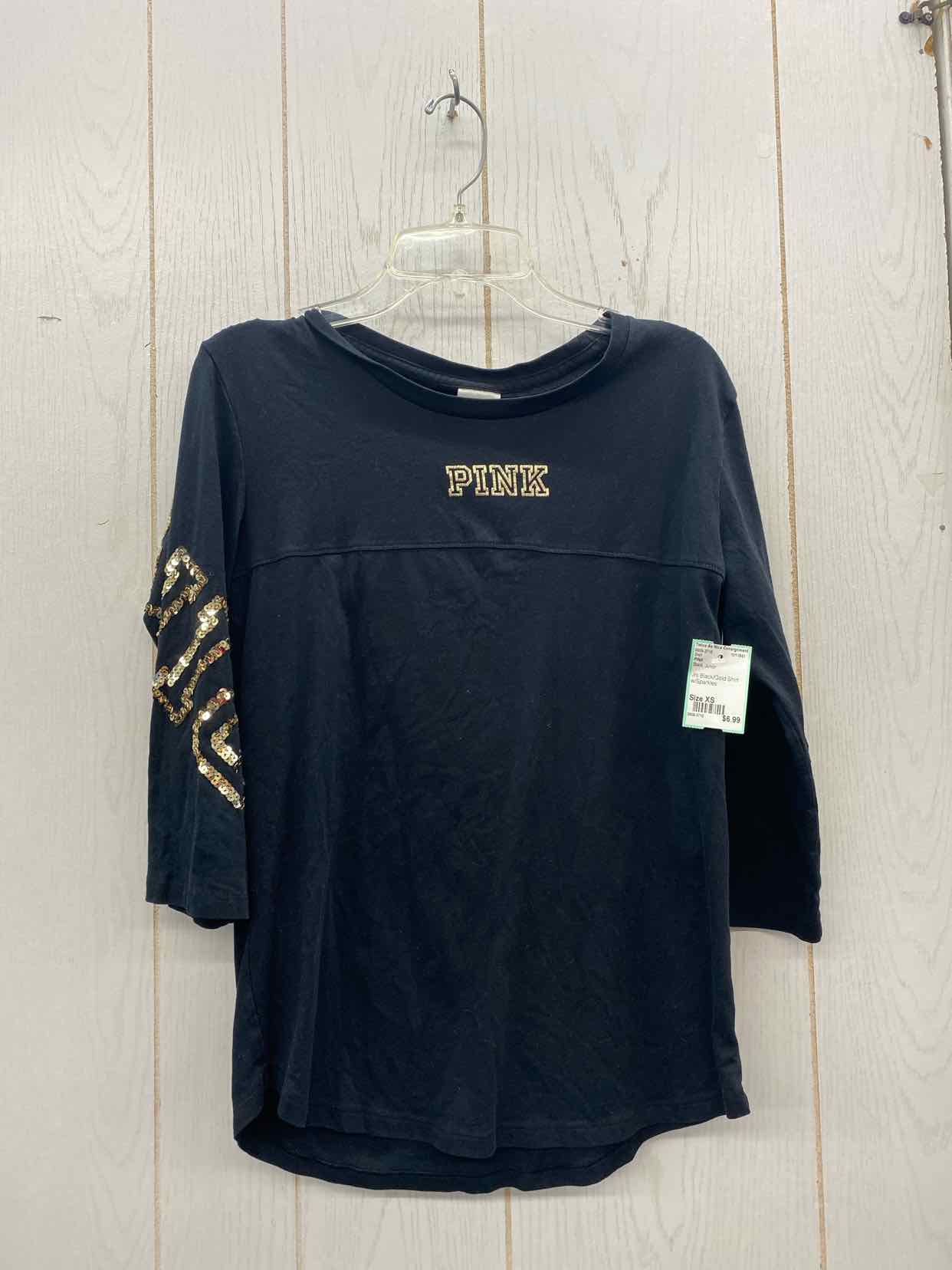 PINK Black Junior Size XS Shirt